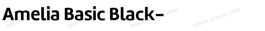 Amelia Basic Black字体转换